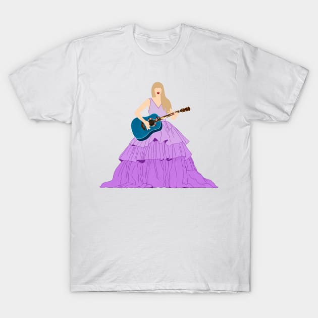 Eras Speak Now Purple Dress T-Shirt by NahNahHeyJudy